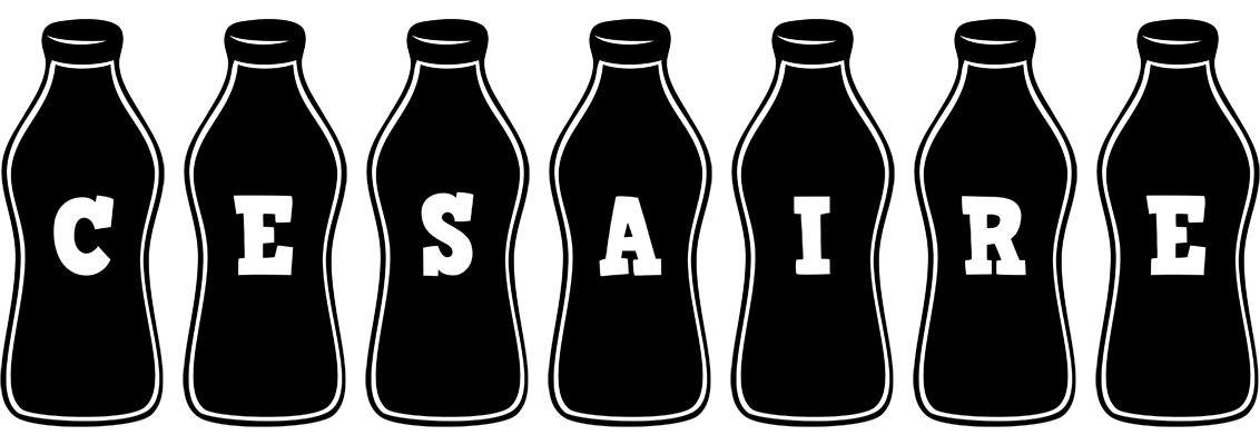 Cesaire bottle logo