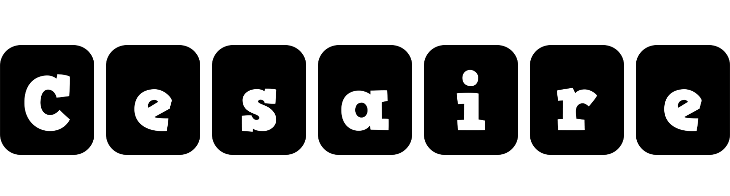 Cesaire box logo