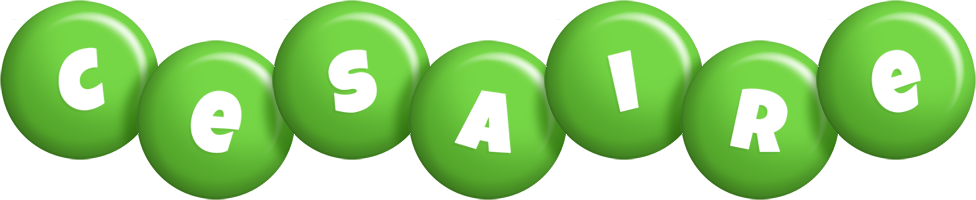Cesaire candy-green logo