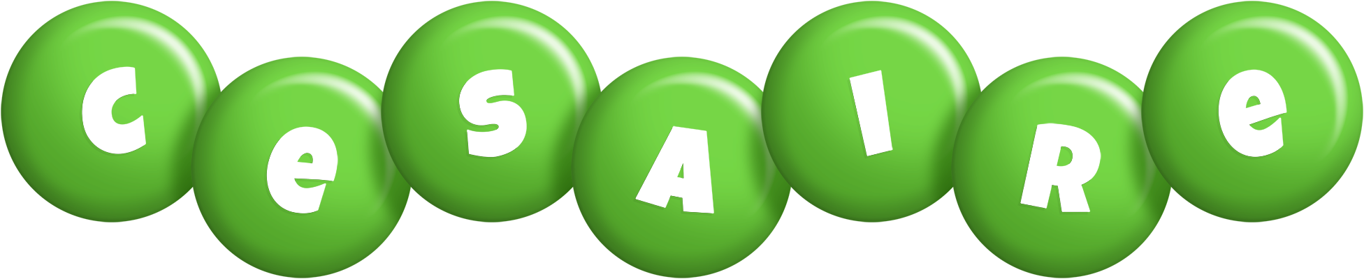 Cesaire candy-green logo