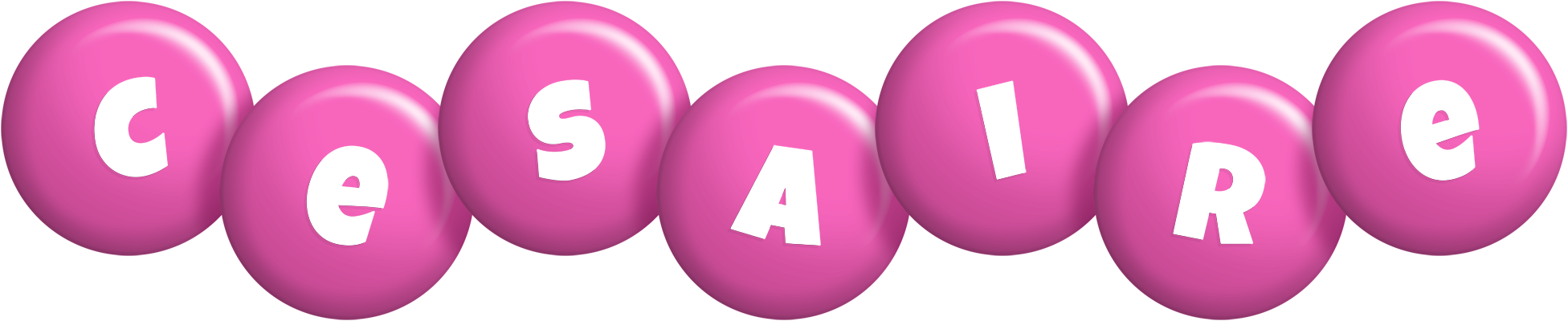 Cesaire candy-pink logo