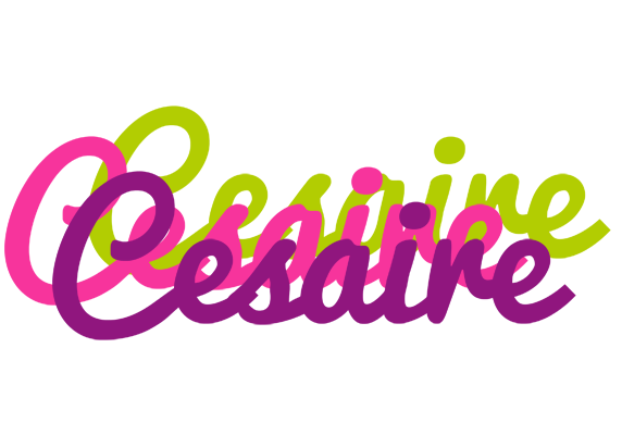 Cesaire flowers logo