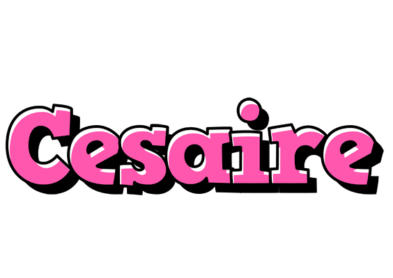 Cesaire girlish logo