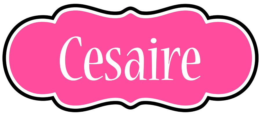 Cesaire invitation logo