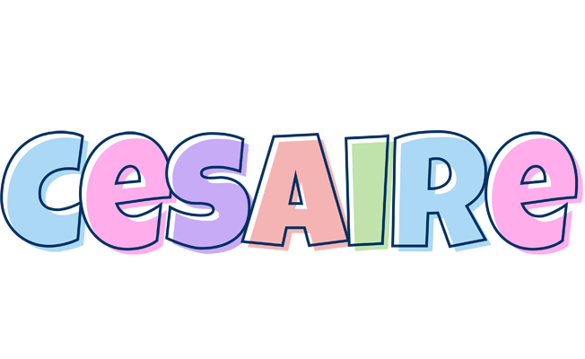Cesaire pastel logo