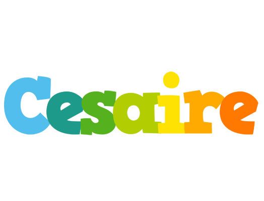 Cesaire rainbows logo