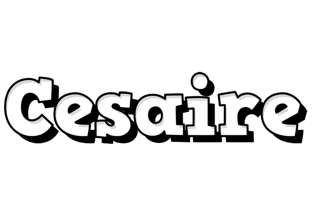 Cesaire snowing logo