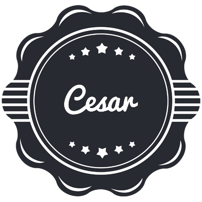 Cesar badge logo