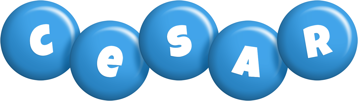 Cesar candy-blue logo