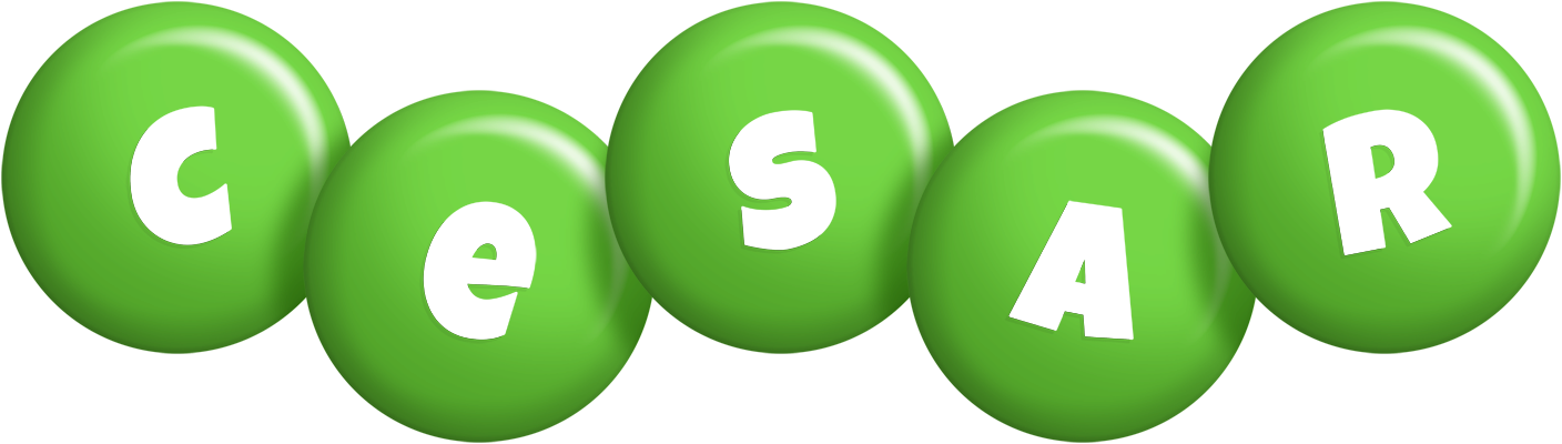 Cesar candy-green logo