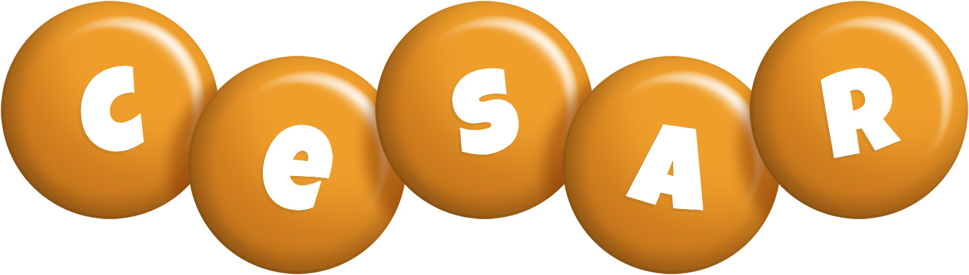 Cesar candy-orange logo