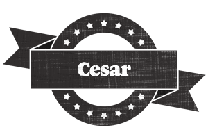 Cesar grunge logo