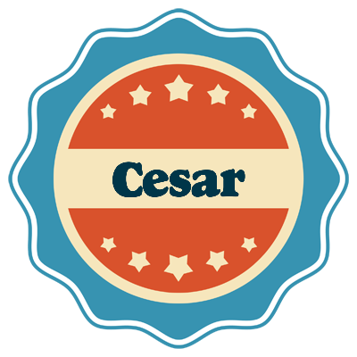 Cesar labels logo