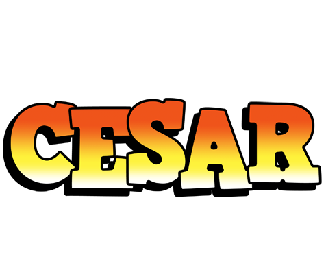 Cesar sunset logo