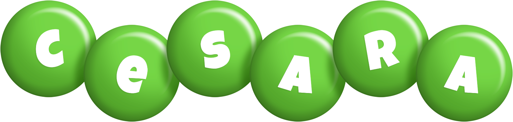 Cesara candy-green logo