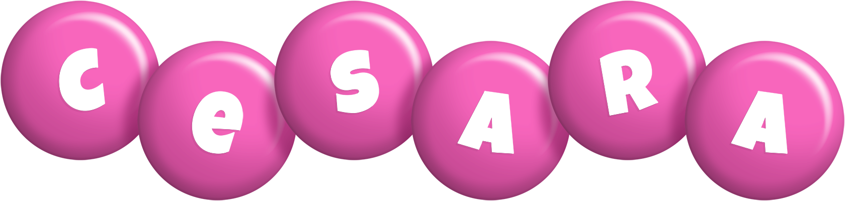 Cesara candy-pink logo