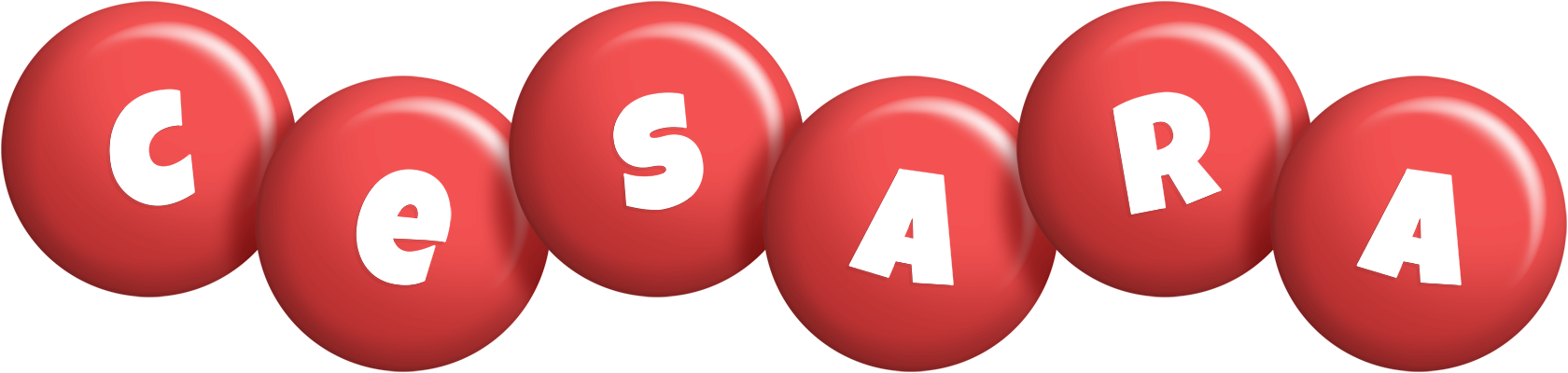 Cesara candy-red logo