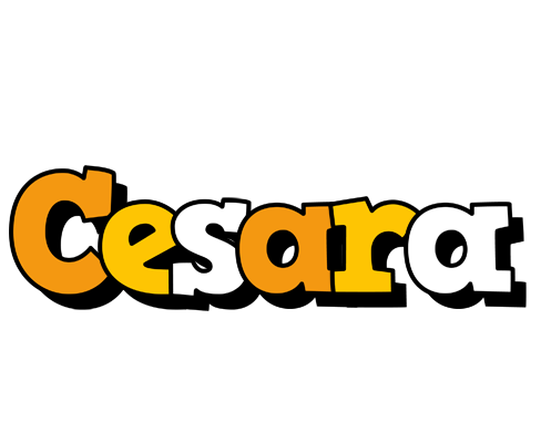 Cesara cartoon logo
