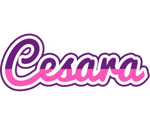 Cesara cheerful logo