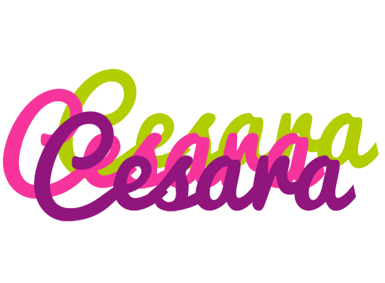 Cesara flowers logo