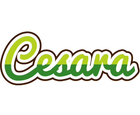 Cesara golfing logo