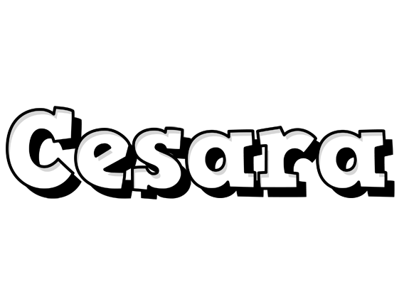 Cesara snowing logo