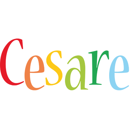 Cesare birthday logo