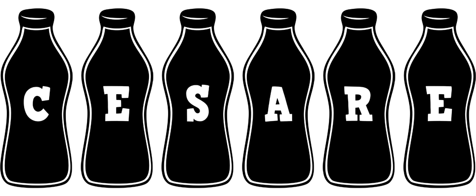 Cesare bottle logo