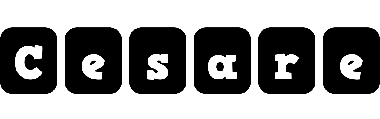 Cesare box logo