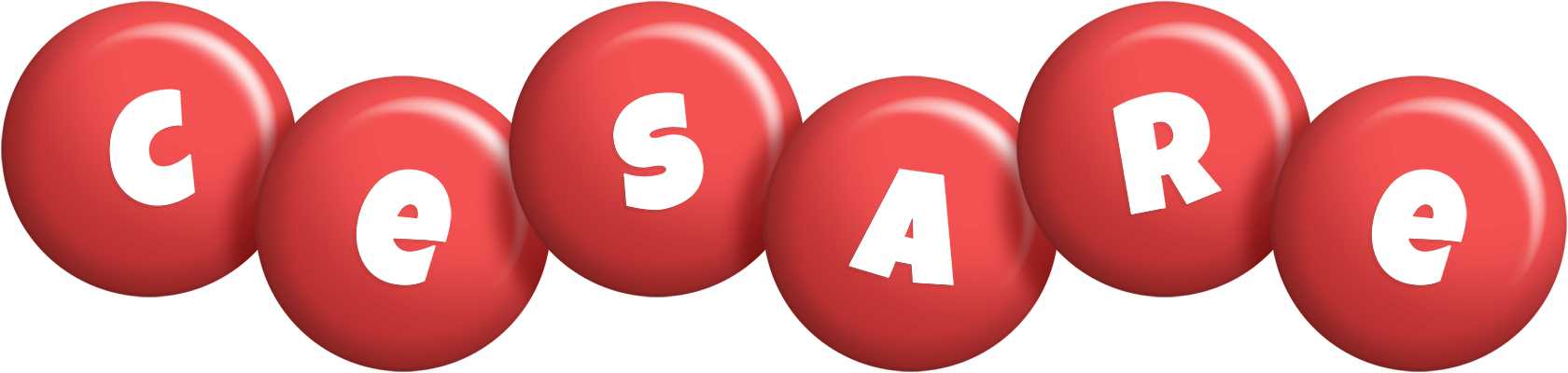 Cesare candy-red logo
