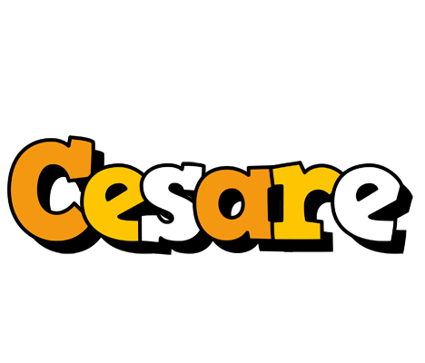 Cesare cartoon logo