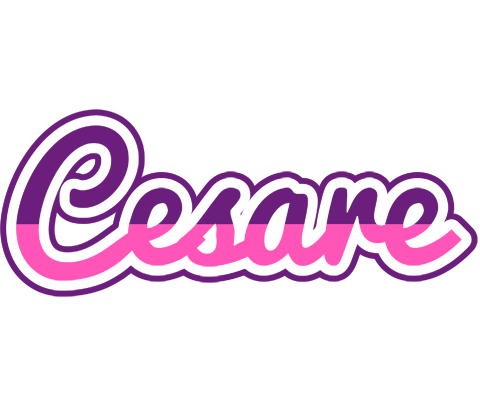 Cesare cheerful logo