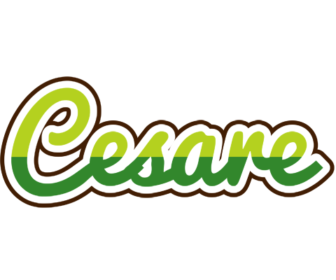 Cesare golfing logo