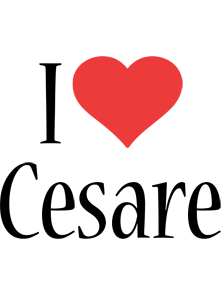 Cesare i-love logo
