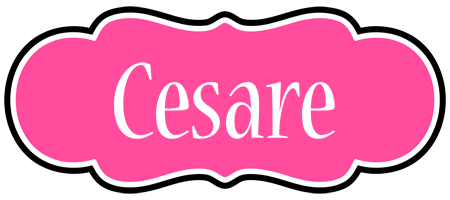 Cesare invitation logo
