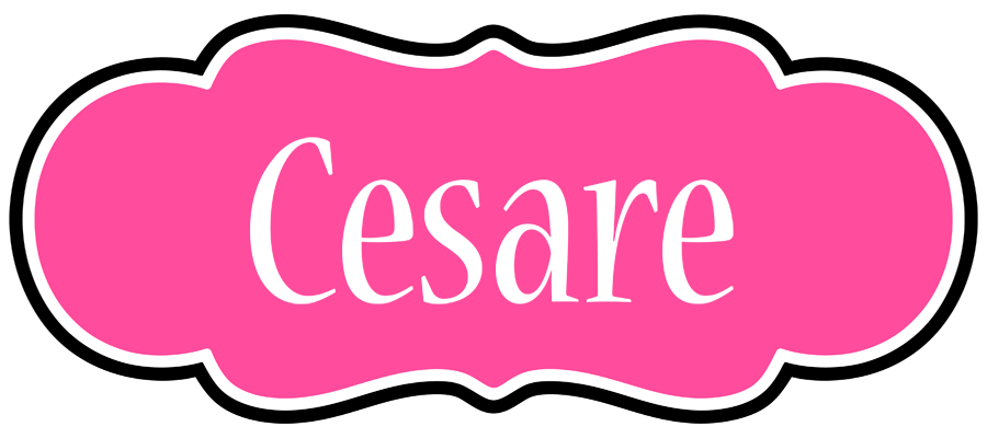 Cesare invitation logo