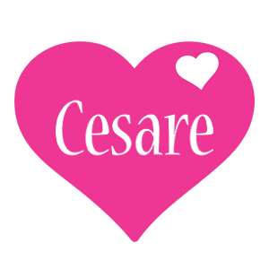 Cesare love-heart logo