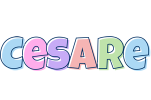 Cesare pastel logo