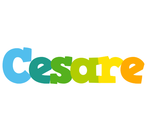 Cesare rainbows logo