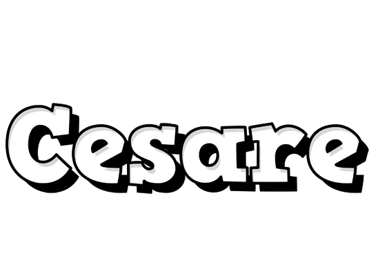 Cesare snowing logo