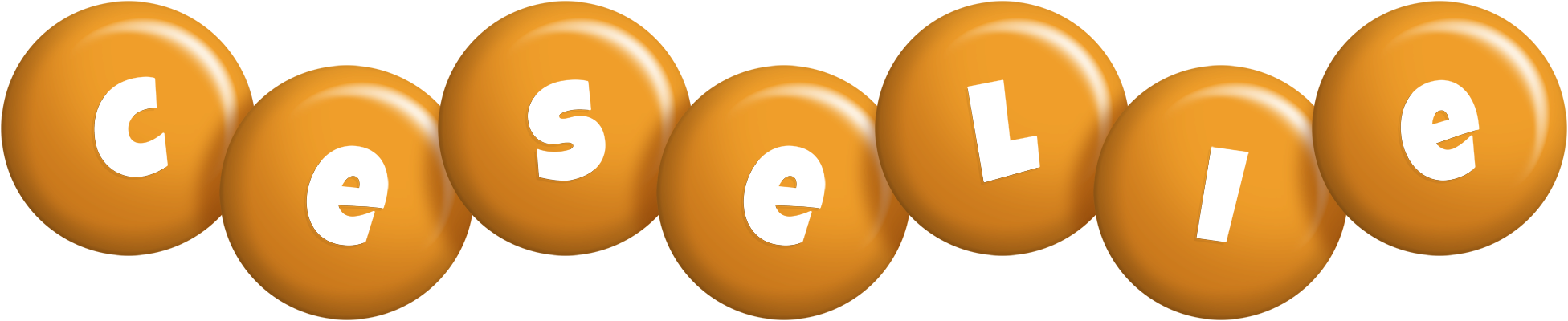 Ceselie candy-orange logo