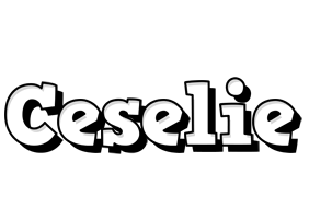 Ceselie snowing logo