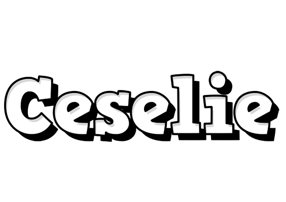 Ceselie snowing logo