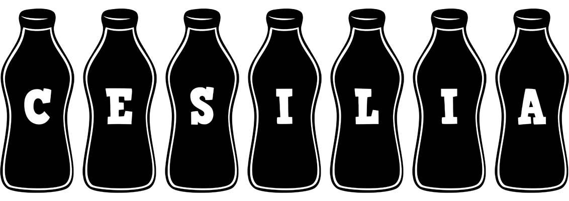 Cesilia bottle logo