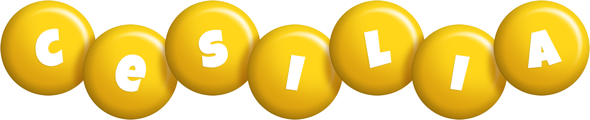 Cesilia candy-yellow logo