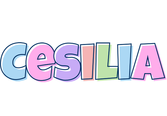 Cesilia pastel logo