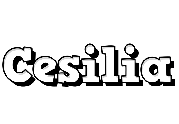 Cesilia snowing logo