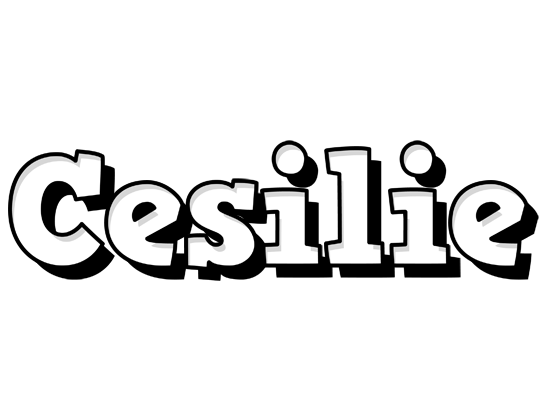 Cesilie snowing logo