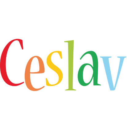 Ceslav birthday logo