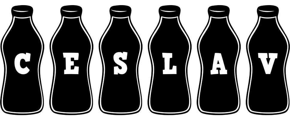 Ceslav bottle logo